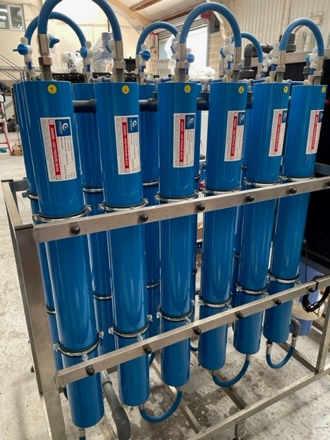 4 x 1 element 300 psi vessels for water treatment